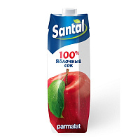 Сок Santal яблочный 1 л фото Сок Santal яблочный 1 л