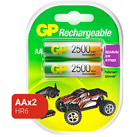Аккумулятор AA 2450 мАч GP 2500 series 250AAHC 2 штуки в упаковке NiMh фото Аккумулятор AA 2450 мАч GP 2500 series 250AAHC 2 штуки в упаковке NiMh
