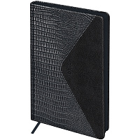 Ежедневник недатированный, А5, 136л., кожзам, BG "Reptile. Steel", цветной срез, карман фото Ежедневник недатированный, А5, 136л., кожзам, BG "Reptile. Steel", цветной срез, карман