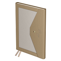 Ежедневник недатированный, А5, 136л., твердый переплет, кожзам, BG "Clutch. Beige", бежевый, внешний карман фото Ежедневник недатированный, А5, 136л., твердый переплет, кожзам, BG "Clutch. Beige", бежевый, внешний карман