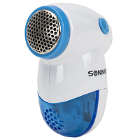 Машинка для удаления катышков миниклинер SONNEN FS-8809, белый/голубой, 455465 фото Машинка для удаления катышков миниклинер SONNEN FS-8809, белый/голубой, 455465