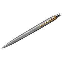 Ручка шариковая Parker "Jotter 70th Stainless Steel GT" синяя, 1,0мм, кнопочн., подарочная упаковка фото Ручка шариковая Parker "Jotter 70th Stainless Steel GT" синяя, 1,0мм, кнопочн., подарочная упаковка
