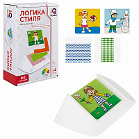 Настольная логическая игра IQ ТРЕНИНГ "Логика стиля", 1TOY, Т25561 фото Настольная логическая игра IQ ТРЕНИНГ "Логика стиля", 1TOY, Т25561