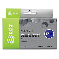 Картридж струйный CACTUS (CS-EPT1711) для EPSON Expression Home XP-33/103/203/207/303, черный фото Картридж струйный CACTUS (CS-EPT1711) для EPSON Expression Home XP-33/103/203/207/303, черный