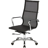 Кресло для руководителя Easy Chair Кресло EChair-702 T NET чёрное (сетка, металл)