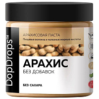 Паста Арахисовая DOPDROPS без добавок, 500 г, пластиковая банка, DOPD-PB500-NATU фото Паста Арахисовая DOPDROPS без добавок, 500 г, пластиковая банка, DOPD-PB500-NATU
