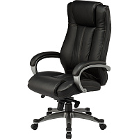 Кресло для руководителя Easy Chair 604 ML черное (натуральная кожа с компаньоном, пластик) фото Кресло для руководителя Easy Chair 604 ML черное (натуральная кожа с компаньоном, пластик)