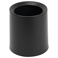 Контейнер, урна, ведерко для мусора НАСТОЛЬНОЕ без крышки 2 л, 155х130х145 мм, черный, BOOMHOUSE (БумХаус), 238901
