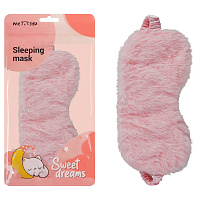 Маска для сна MESHU "Peach softness", пакет zip-lock, европодвес фото Маска для сна MESHU "Peach softness", пакет zip-lock, европодвес