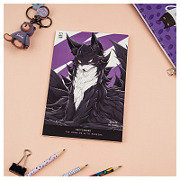 Скетчбук для рисования маркерами 50л. А5 на склейке MESHU "Anime cat", 90г/м2, soft-touch фото Скетчбук для рисования маркерами 50л. А5 на склейке MESHU "Anime cat", 90г/м2, soft-touch