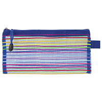 Папка-конверт на молнии МАЛОГО ФОРМАТА (255х130 мм), сетчатая ткань, BRAUBERG "Stripes", 224048 фото Папка-конверт на молнии МАЛОГО ФОРМАТА (255х130 мм), сетчатая ткань, BRAUBERG "Stripes", 224048