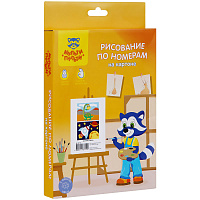 Рисование по номерам на картоне Мульти-Пульти "Динозавр. Ракета", А5, 2шт., с акриловыми красками, картон фото Рисование по номерам на картоне Мульти-Пульти "Динозавр. Ракета", А5, 2шт., с акриловыми красками, картон