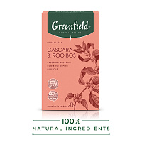 Чайный напиток ройбуш Greenfield Natural Tisane Cascara & Rooibos 20 пирамидок