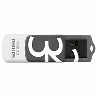 Флеш-диск 32 GB PHILIPS VIVID, разъем USB 3.0, черный, FM32FD00B/97 фото Флеш-диск 32 GB PHILIPS VIVID, разъем USB 3.0, черный, FM32FD00B/97