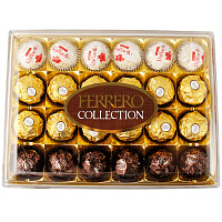 Набор конфет FERRERO "Collection", Ассорти из 3 вкусов с RAFFAELLO, 269,4 г, 9020000000556 фото Набор конфет FERRERO "Collection", Ассорти из 3 вкусов с RAFFAELLO, 269,4 г, 9020000000556