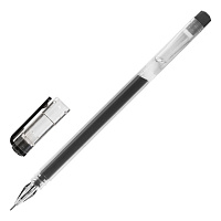 Ручка гелевая STAFF "Basic" GP-675, ЧЕРНАЯ, длина письма 1000 м, игольчатый узел 0,5 мм, линия письма 0,35 мм, 143675 фото Ручка гелевая STAFF "Basic" GP-675, ЧЕРНАЯ, длина письма 1000 м, игольчатый узел 0,5 мм, линия письма 0,35 мм, 143675