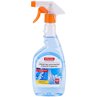 Средство для мытья стекол и зеркал OfficeClean Professional, с нашатырным спиртом, 500мл, с курком фото Средство для мытья стекол и зеркал OfficeClean Professional, с нашатырным спиртом, 500мл, с курком