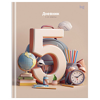 Дневник 1-11 кл. 48л. (твердый) BG "Только на 5!", soft-touch ламинация фото Дневник 1-11 кл. 48л. (твердый) BG "Только на 5!", soft-touch ламинация