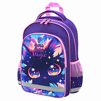 Рюкзак ПИФАГОР SCHOOL, 1 отделение, 3 кармана, "Magic kitty", 38x28х14 см, 273166 фото Рюкзак ПИФАГОР SCHOOL, 1 отделение, 3 кармана, "Magic kitty", 38x28х14 см, 273166
