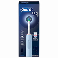 Зубная щетка электрическая ORAL-B (Орал-би) Pro-Series 3, Голубая, 1 сменная насадка, 741751 фото Зубная щетка электрическая ORAL-B (Орал-би) Pro-Series 3, Голубая, 1 сменная насадка, 741751