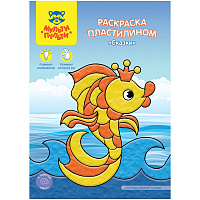 Раскраска пластилином в папке А4, 4 л., Мульти-Пульти "Сказки фото Раскраска пластилином в папке А4, 4 л., Мульти-Пульти "Сказки