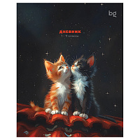 Дневник 1-11 кл. 40л. на скобе BG "Котики фото Дневник 1-11 кл. 40л. на скобе BG "Котики
