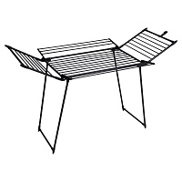 Сушилка напольная для белья раскладная, 5 зон сушки, 25 метров, LAIMA HOME MEGA BLACK, 700471