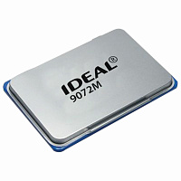 Штемпельная подушка TRODAT IDEAL, 110х70 мм, металлический корпус, синяя, 9072Мс, 190089 фото Штемпельная подушка TRODAT IDEAL, 110х70 мм, металлический корпус, синяя, 9072Мс, 190089