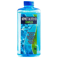 Комплексное средство для очистки воды в бассейнах, 1 л, КРИСТАЛПУЛ COMPLEX 4 в 1, концентрат, KPCX1S фото Комплексное средство для очистки воды в бассейнах, 1 л, КРИСТАЛПУЛ COMPLEX 4 в 1, концентрат, KPCX1S
