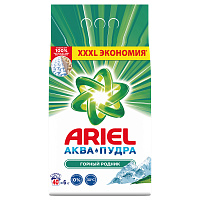 Порошок для машинной стирки Ariel "Горный родник", 6кг фото Порошок для машинной стирки Ariel "Горный родник", 6кг