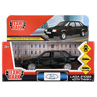 Машина игрушечная Технопарк "Lada-21099. Спутник", LADA, металл., 12см, черный, инерционная, с подвижными элементами фото Машина игрушечная Технопарк "Lada-21099. Спутник", LADA, металл., 12см, черный, инерционная, с подвижными элементами