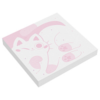 Блок для записей MESHU "Meow-meow", 8,5*8,5см, 100л., на склейке фото Блок для записей MESHU "Meow-meow", 8,5*8,5см, 100л., на склейке