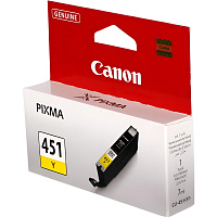 Картридж струйный Canon CLI-451Y 6526B001 желтый оригинальный фото Картридж струйный Canon CLI-451Y 6526B001 желтый оригинальный
