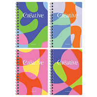 Записная книжка А6 80л. на гребне BG "Mono. Creative фото Записная книжка А6 80л. на гребне BG "Mono. Creative