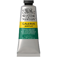 Краска акриловая художественная Winsor&Newton "Galeria", 60мл, туба, перманентный насыщенно-зеленый фото Краска акриловая художественная Winsor&Newton "Galeria", 60мл, туба, перманентный насыщенно-зеленый