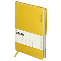 Ежедневник датированный 2025г., B5, 176л., твердый переплет, кожзам, BG "Bright. Yellow", карман фото Ежедневник датированный 2025г., B5, 176л., твердый переплет, кожзам, BG "Bright. Yellow", карман