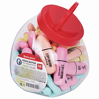 Текстовыделитель мини BRAUBERG "PASTEL Mini", АССОРТИ В ПЛАСТИКОВОЙ БАНКЕ, линия 1-5 мм, 152432 фото Текстовыделитель мини BRAUBERG "PASTEL Mini", АССОРТИ В ПЛАСТИКОВОЙ БАНКЕ, линия 1-5 мм, 152432