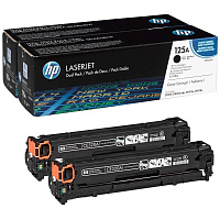 Картридж лазерный HP 125A CB540AD черный оригинальный (двойная упаковка) фото Картридж лазерный HP 125A CB540AD черный оригинальный (двойная упаковка)