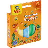 Мелки градиентные для асфальта Мульти-Пульти, 5шт., 5цв., картонная коробка, европодвес фото Мелки градиентные для асфальта Мульти-Пульти, 5шт., 5цв., картонная коробка, европодвес