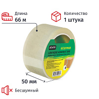 Клейкая лента упаковочная Attache Selection 50 мм x 66 м 48 мкм прозрачная (бесшумная) фото Клейкая лента упаковочная Attache Selection 50 мм x 66 м 48 мкм прозрачная (бесшумная)