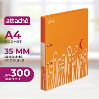 Папка на 2-х кольцах Attache Fantasy 35 мм оранжевая до 300 листов (пластик 0.6 мм) фото Папка на 2-х кольцах Attache Fantasy 35 мм оранжевая до 300 листов (пластик 0.6 мм)