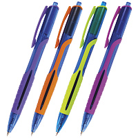 Ручка шариковая масляная автоматическая BRAUBERG "Phantom color", СИНЯЯ, узел 0,7 мм, линия письма 0,35 мм, 142938 фото Ручка шариковая масляная автоматическая BRAUBERG "Phantom color", СИНЯЯ, узел 0,7 мм, линия письма 0,35 мм, 142938