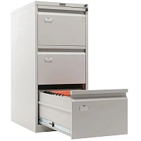 Шкаф картотечный Практик AFC-03 для формата А4 (3 отделения, 470x630x1020 мм)