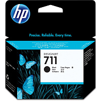 Картридж струйный HP 711 CZ133A черный оригинальный повышенной емкости фото Картридж струйный HP 711 CZ133A черный оригинальный повышенной емкости