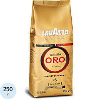 Кофе в зернах Lavazza Qualita Oro арабика 100% 250 г (пакет) фото Кофе в зернах Lavazza Qualita Oro арабика 100% 250 г (пакет)