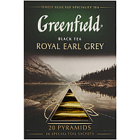 Чай черный Greenfield Royal Earl Grey 20 пирамидок (бергамот) фото Чай черный Greenfield Royal Earl Grey 20 пирамидок (бергамот)
