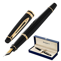 Ручка перьевая Waterman Expert цвет чернил синий, цвет корпуса черный (артикул производителя S0951640) фото Ручка перьевая Waterman Expert цвет чернил синий, цвет корпуса черный (артикул производителя S0951640)