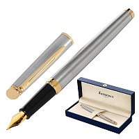 Ручка перьевая Waterman Hemisphere GT цвет чернил синий цвет корпуса серебристый (артикул производителя S0920310) фото Ручка перьевая Waterman Hemisphere GT цвет чернил синий цвет корпуса серебристый (артикул производителя S0920310)