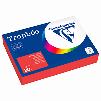 Бумага цветная CLAIREFONTAINE, А4, 80 г/м2, 500 л., интенсив, кораллово-красный, Франция, 8175PC фото Бумага цветная CLAIREFONTAINE, А4, 80 г/м2, 500 л., интенсив, кораллово-красный, Франция, 8175PC