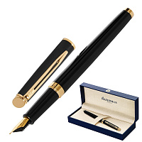 Ручка перьевая Waterman Hemisphere цвет чернил синий, цвет корпуса черный (артикул производителя S0920610) фото Ручка перьевая Waterman Hemisphere цвет чернил синий, цвет корпуса черный (артикул производителя S0920610)